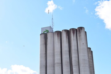 Grain elevators in Frihamnen, Stockholm