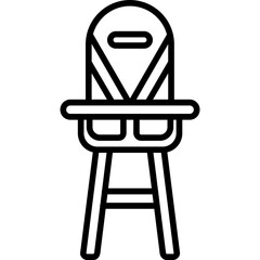 Feeding chair Icon