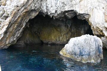 inside the cave