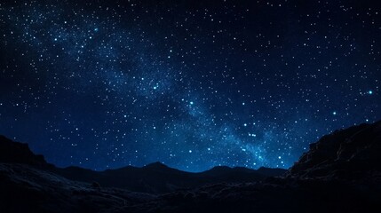 Night sky nature landscape background