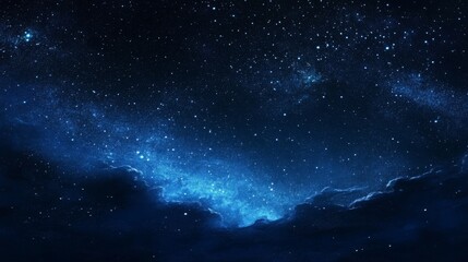 Fototapeta premium Night sky nature landscape background