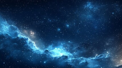 Fototapeta premium Night sky nature landscape background