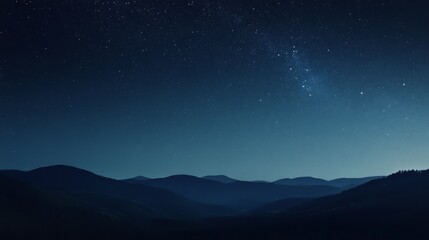 Night sky nature landscape background