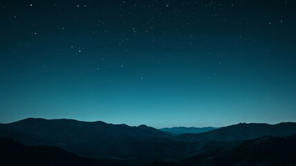 Naklejka premium Night sky nature landscape background