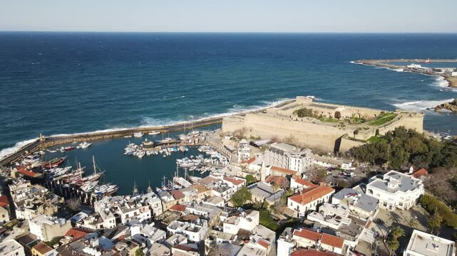 Seaside Castle Aerial View