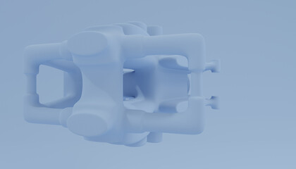 3d Abstract Design, modern background © neurostructure