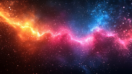 Naklejka premium background with multicolor stars