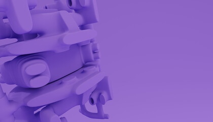 3d Abstract Design, modern background © neurostructure