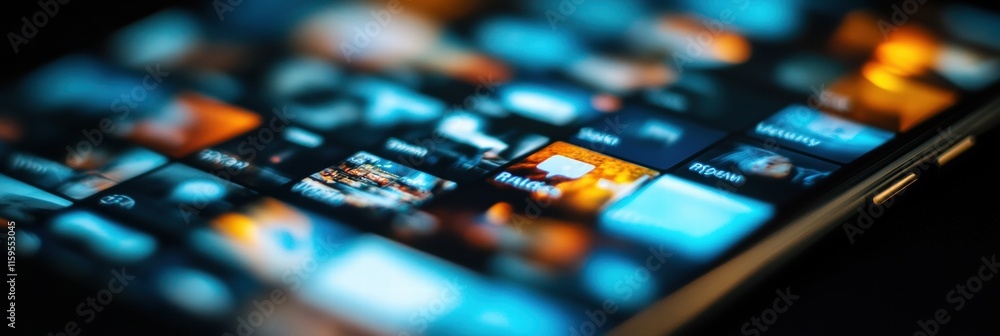 Poster news feed displayed on a smartphone screen showing various updates from a social media platform. gen