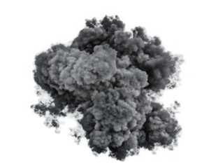 Smoke isolated on transparent png 

