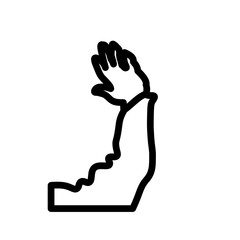 Indecisive Vector Line Icon Design