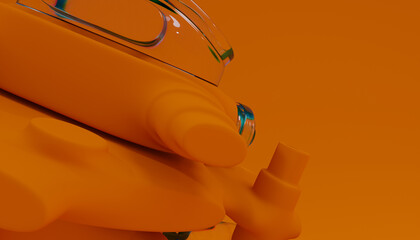 3d Abstract Design, modern background © neurostructure