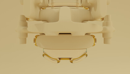 3d Abstract Design, modern background © neurostructure
