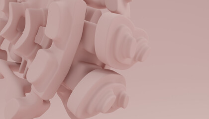 3d Abstract Design, modern background © neurostructure