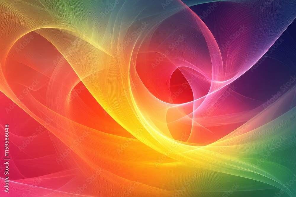 Poster vibrant abstract explosion of colors with space for text and design elements for creative projects. 