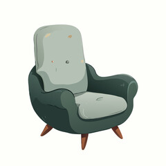 Armchair stock illustration