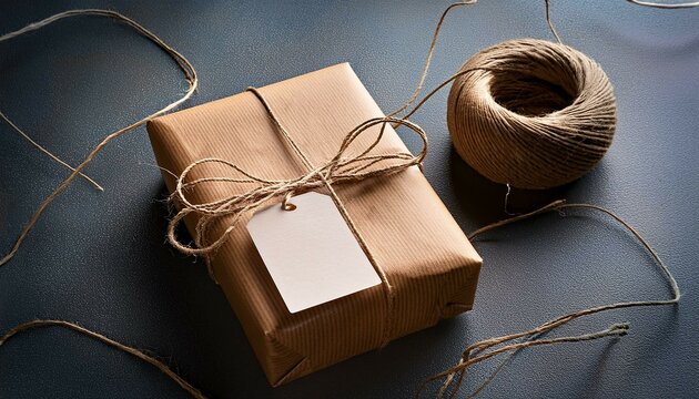parcel wrapped in brown paper