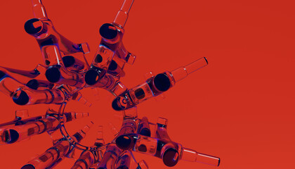 Glass 3d Abstract Design. © neurostructure