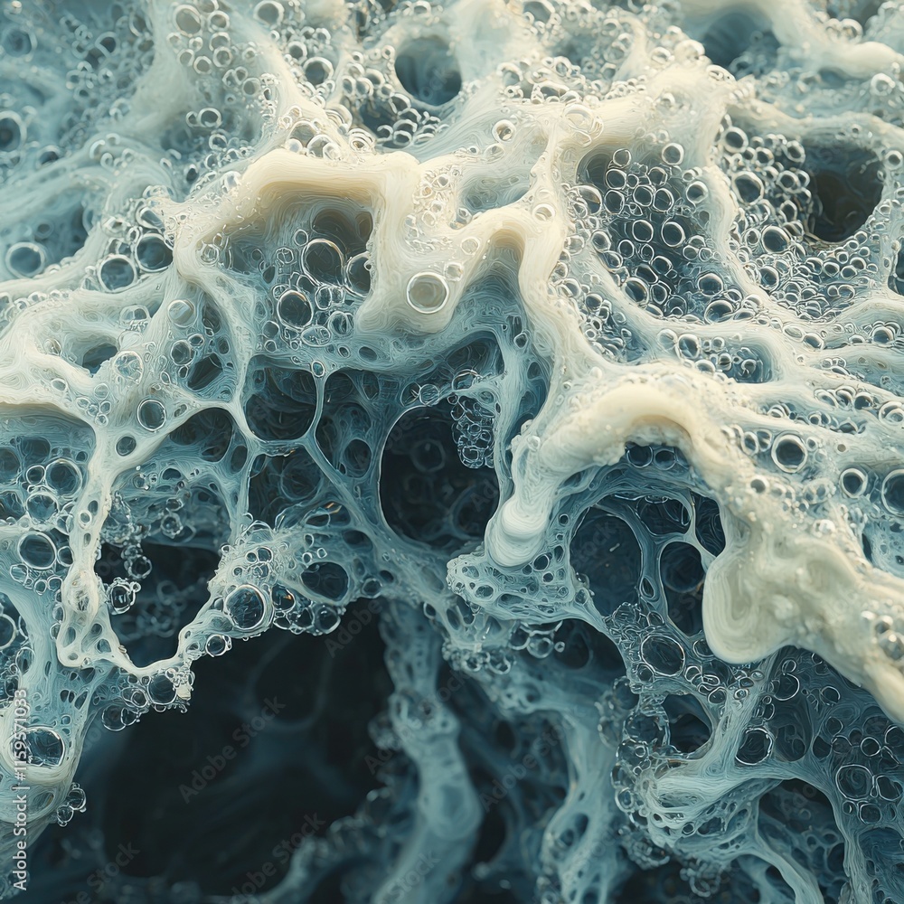 Poster digital fluid texture abstract high-resolution detail creative design environment macro viewpoint vi