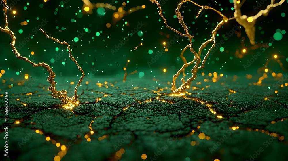 Poster quantum entanglement visualization, an intricate digital illustration depicting the complex connecti