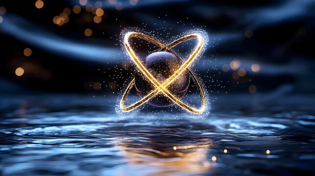 Quantum Connection, a vivid digital representation illustrating the complex phenomenon of quantum entanglement, showcasing interconnected particles.