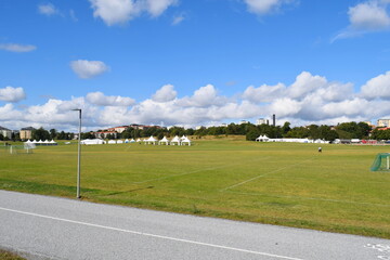  Gärdet Sports Field in Stockholm, Sweden