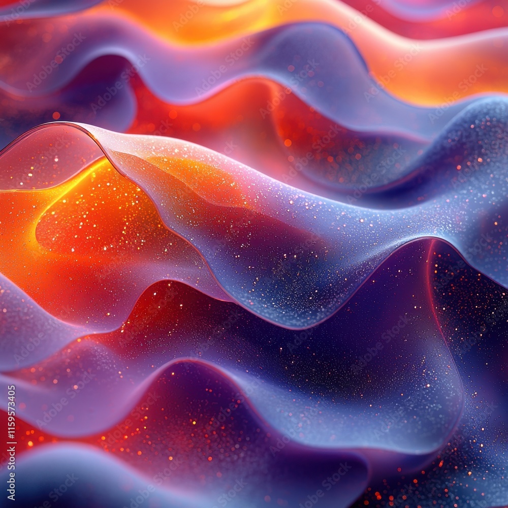 Poster vibrant fluid overlay textures abstract setting high-resolution visuals colorful environment artisti