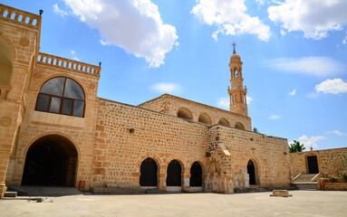Mor Abrohom Monastery in Midyat, Mardin, Turkey. © sinandogan