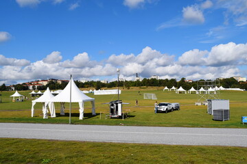  Gärdet Sports Field in Stockholm, Sweden