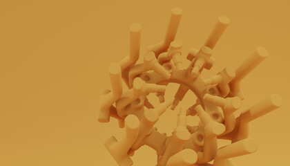 3d Abstract Design, modern background © neurostructure
