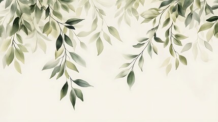 Green Leaf Collection: Artistic Watercolor and Detailed Digital Illustrations Featuring Clovers, Tropical Leaves, Falling Foliage, and Textured Dry Leaves - Perfect for Nature-Themed Designs and Decor
