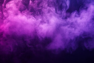 dust and smoke with violet neon lighting abstract background