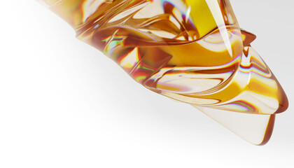 Glass 3d Abstract Design. © neurostructure