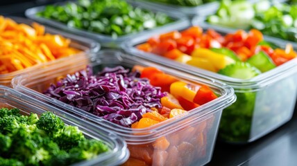 Vibrant vegetable preparation kitchen food photography brightly lit close-up healthy eating concept