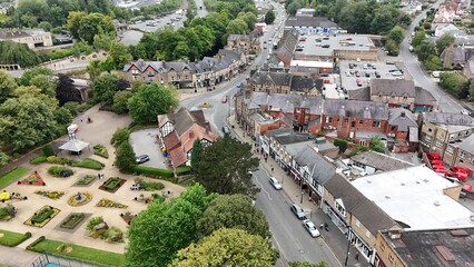 Fototapeta premium Drone Views of Derbyshire’s Hidden Gems: Matlock & Beyond