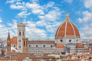 Santa Maria del Fiore is the Cathedral in Florence, the capital of Tuscany, and the most famous of the architectural structures of the Florentine Quattrocento.