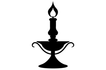 candlestick with candle