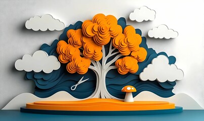 Abstract illustration showcasing an array of innovative tools, vibrant colors, dynamic shapes, and imaginative design elements.