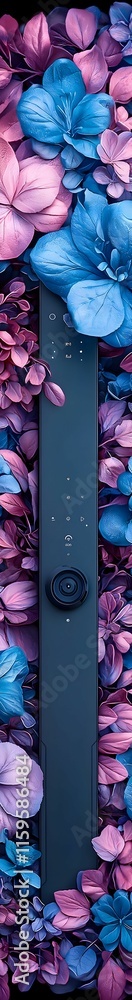 Poster Dynamic digital abstraction, vibrant colors intertwining, fluid shapes and patterns create an engaging visual experience, evoking creativity and movement.