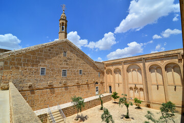 Mor Abrohom Monastery in Midyat, Mardin, Turkey. © sinandogan