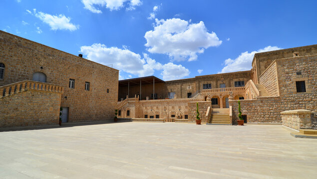 Mor Abrohom Monastery in Midyat, Mardin, Turkey.