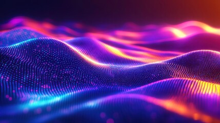 Engaging Abstract Interface with Clean Lines and Color