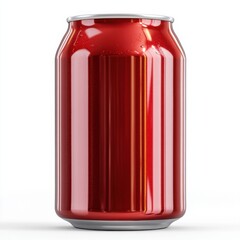 Fototapeta premium photo of a can of soda, hd, isolated on white background. 