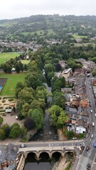 The Charm of Matlock Bath from the Sky