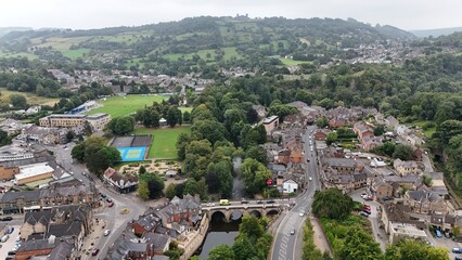The Charm of Matlock Bath from the Sky