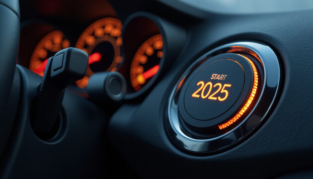 2025 Car Start Button - New Year, New Possibilities