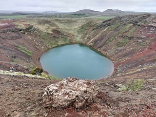 volcanic crater lake © Aurimas