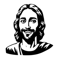 Inspirational Jesus SVG | Religious Christian Artwork in Vector Format