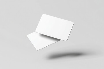 rounded business card mockup 
