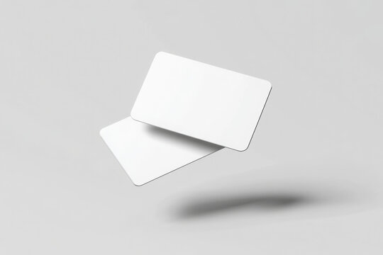 rounded business card mockup 
